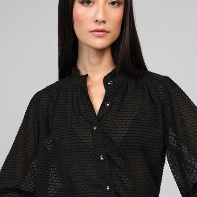 BLUSA nera SYGNE