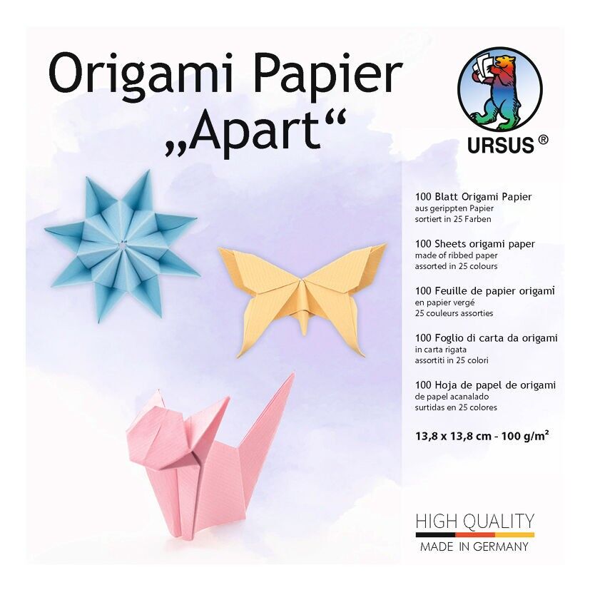 Origami Papier "Apart", 13,8 x 13,8 cm