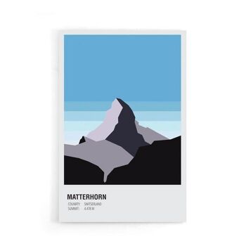 Matterhorn Switzerland Day - Affiche encadrée - 20 x 30 cm 7