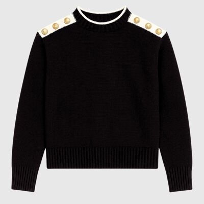 LOUKI black SWEATER