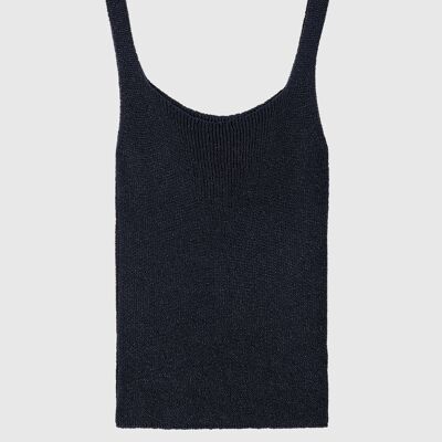 Camiseta sin mangas azul marino LITY