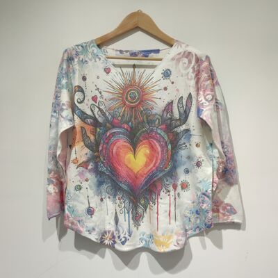 MILA PRINT cuore sole