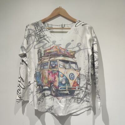 MILA PRINT furgone arcobaleno