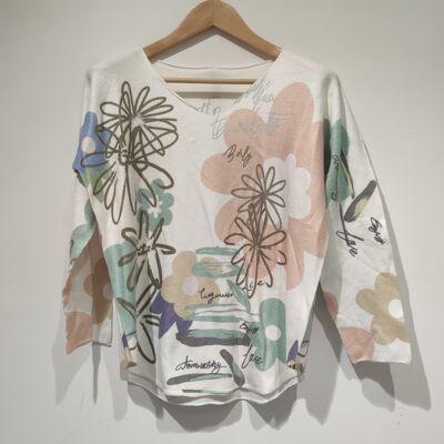 MILA PRINT fiori pastello
