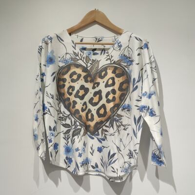 MILA PRINT flowers heart