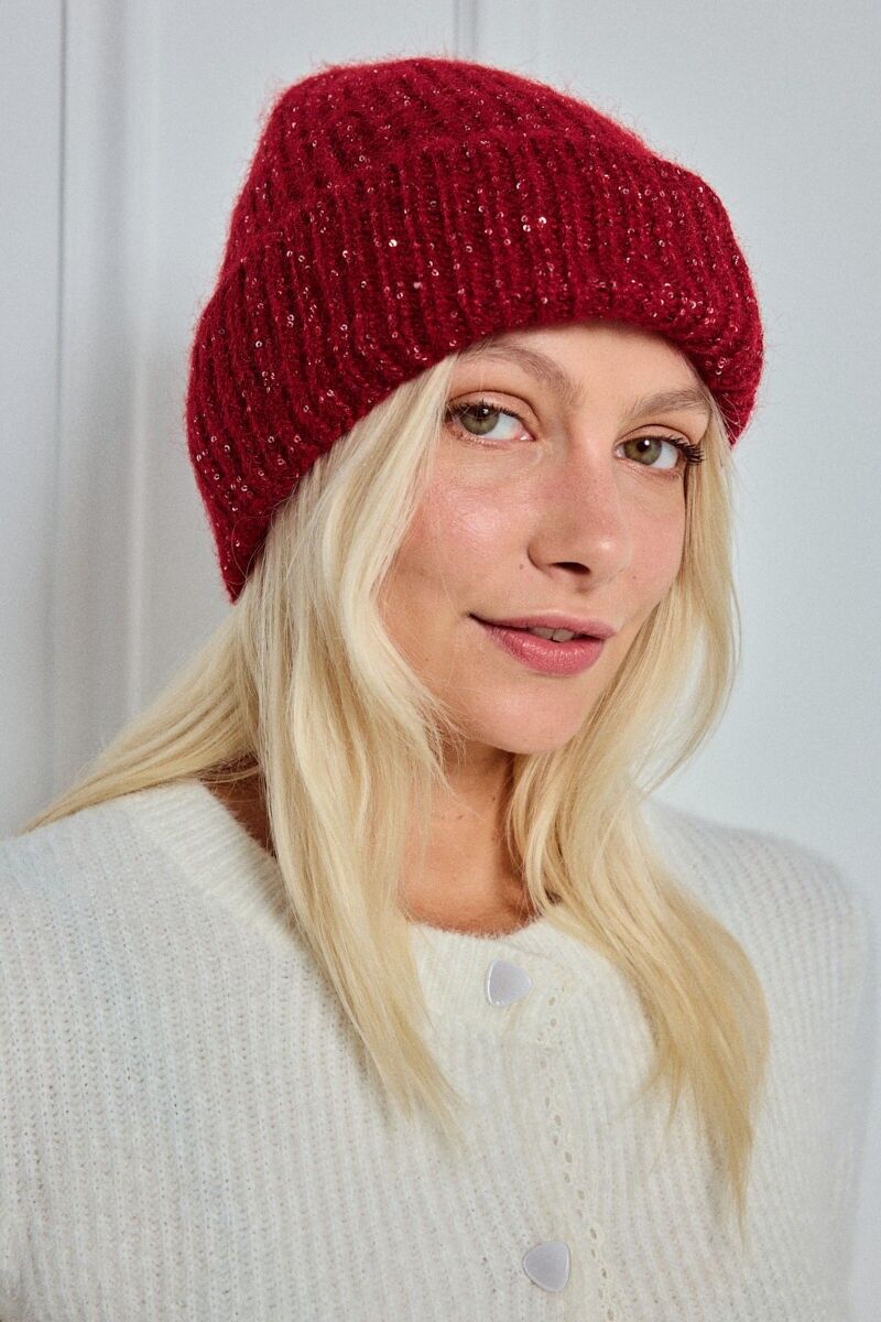 Cappello in lana filato lucido MJ202SD