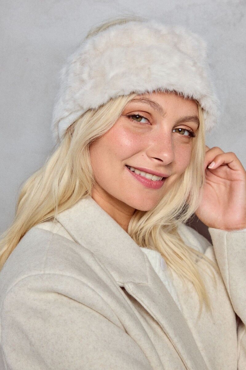 Fascia per capelli in pelliccia sintetica MJ208SD