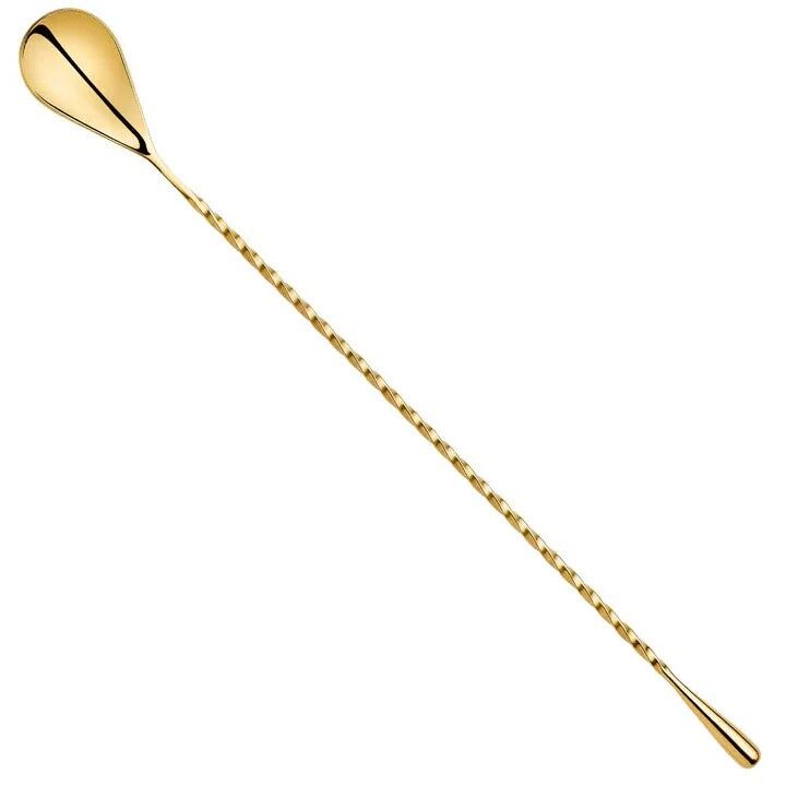 DROP Cocktail Spoon - Gold - 30cm