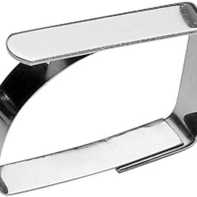 Fermatovaglia - Acciaio inossidabile - 12 pezzi