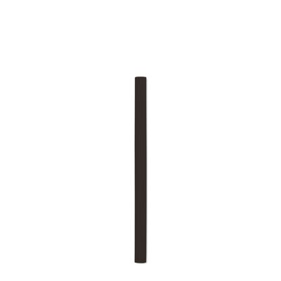 500 pajitas de polipropileno duro - Negras - Reutilizables - 15,6 cm / J2