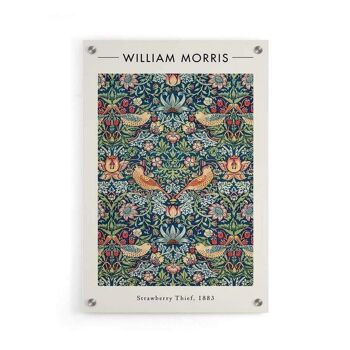William Morris - Voleur de fraises - Plexiglas - 30 x 45 cm 5
