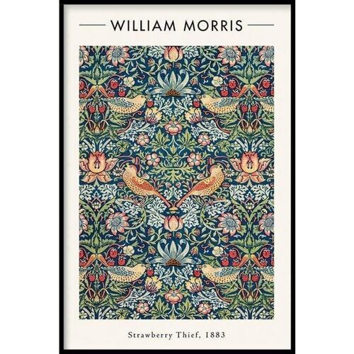 William Morris - Strawberry Thief - Plexiglas - 80 x 120 cm