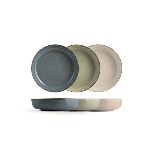 4 PEARL soup plates - Porcelain - 19cm