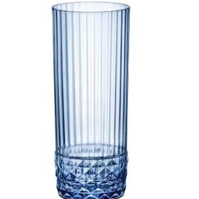Verre forme haute AMERiCA'S 20 - Bleu - 40cl