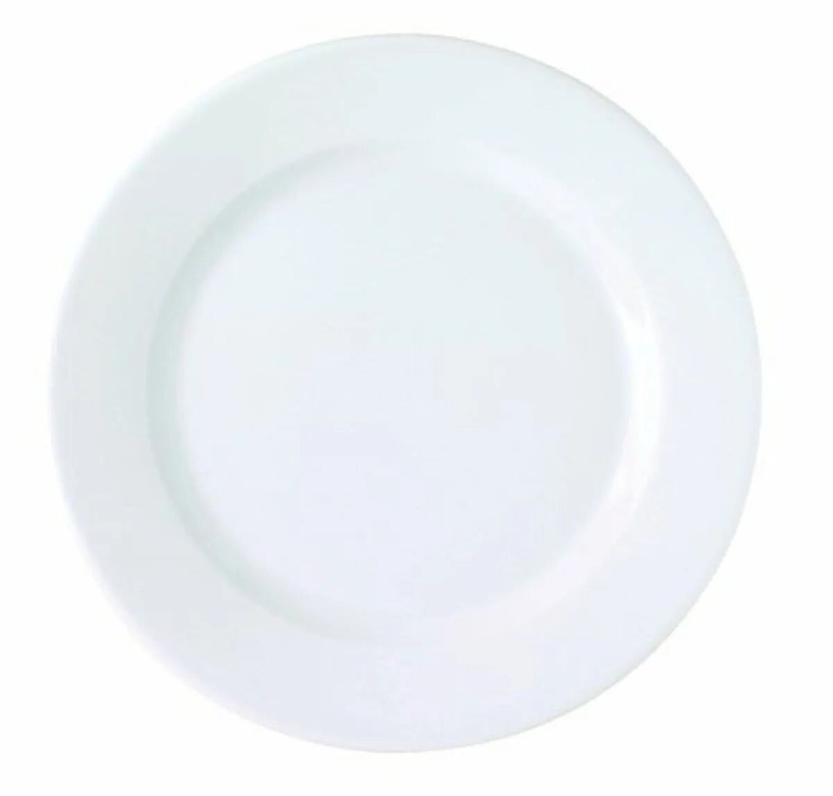 WHITE dinner plate - Porcelain - 19cm