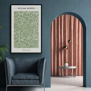 William Morris - Willow - Affiche encadrée - 20 x 30 cm 2