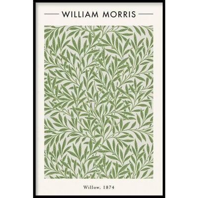 William Morris - Willow - Póster enmarcado - 50 x 70 cm
