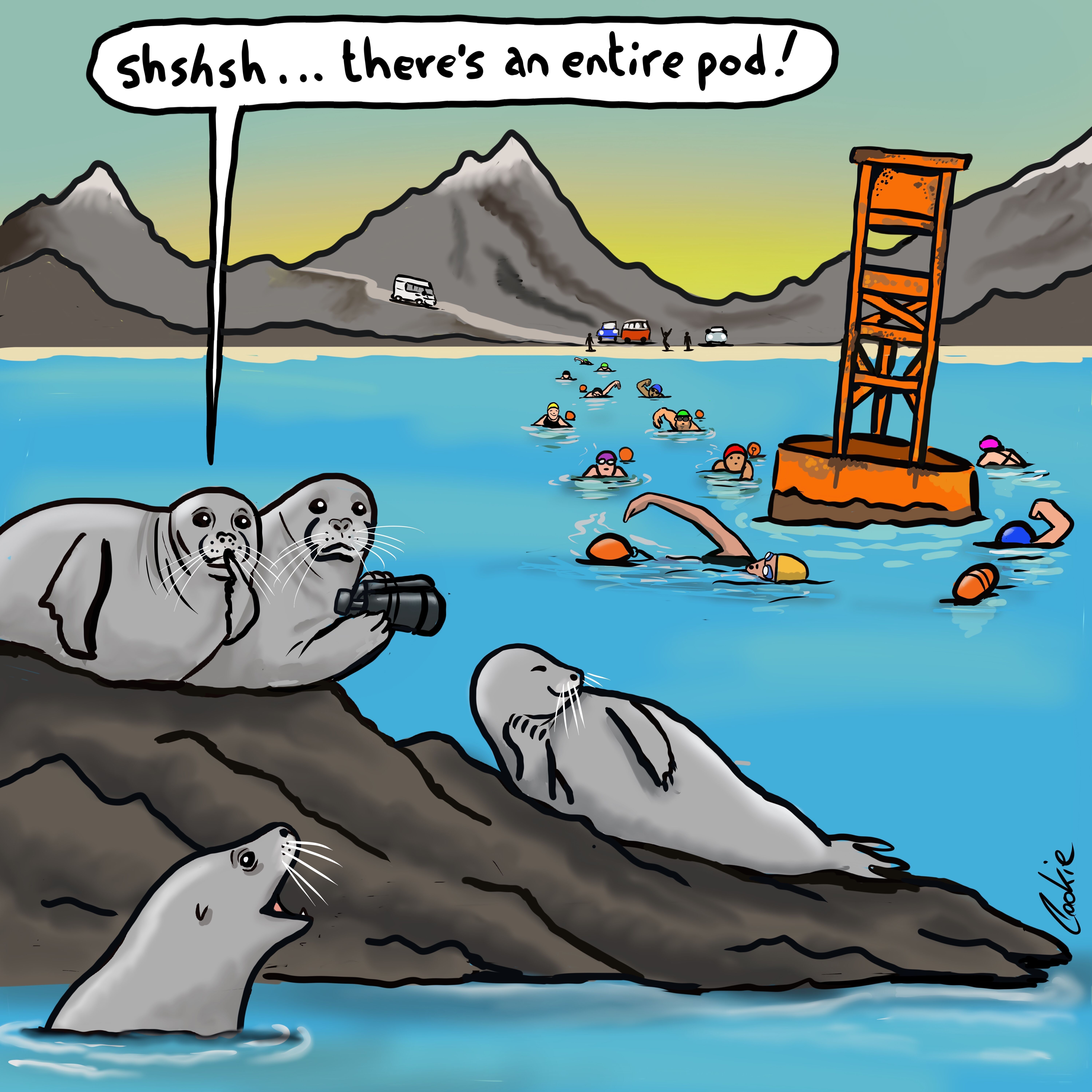 Flocker | Avvistamento umano | Biglietti d'auguri vuoti di Kimmer