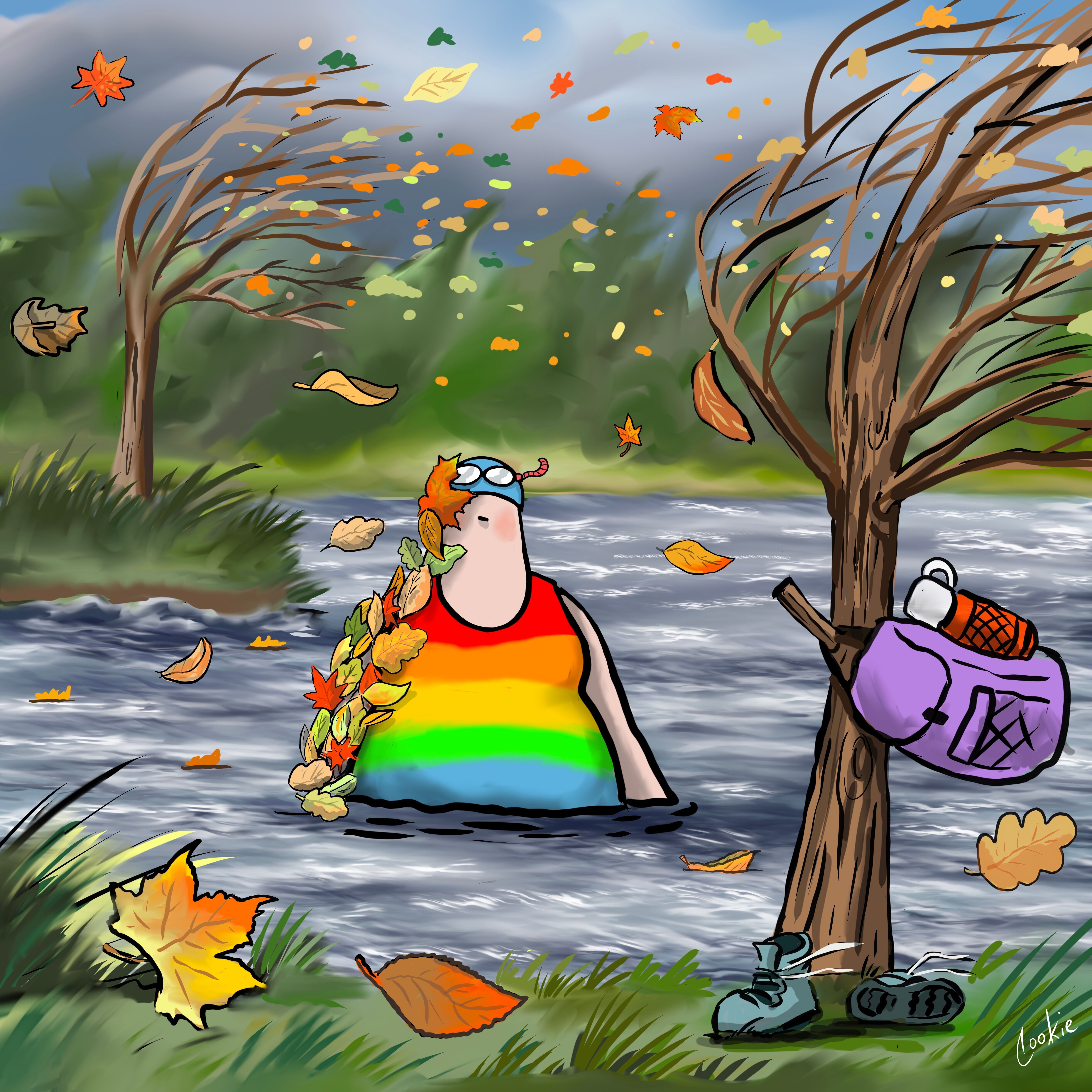 Flocker | Wind Swept | Biglietti d'auguri vuoti Kimmer