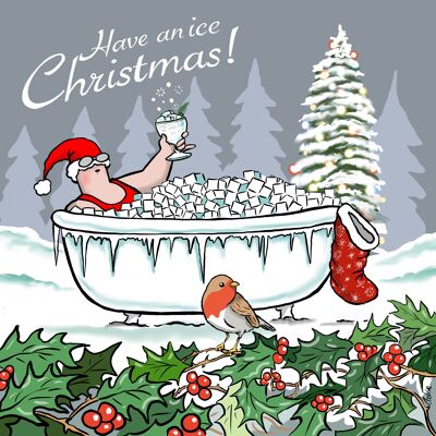 Flocker | Passez un Noël glacé | Cartes de Noël vierges Kimmer
