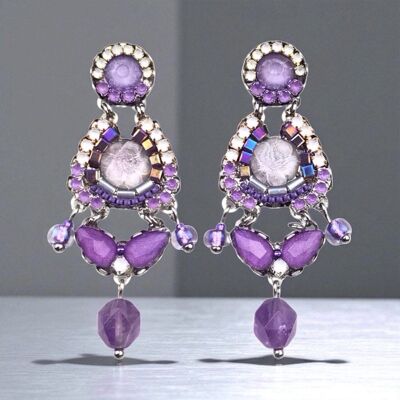 Pendientes de cristales hechos a mano ISLAND MOV