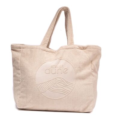 Totebag idéal XL - Coton Bio - Sable Velours