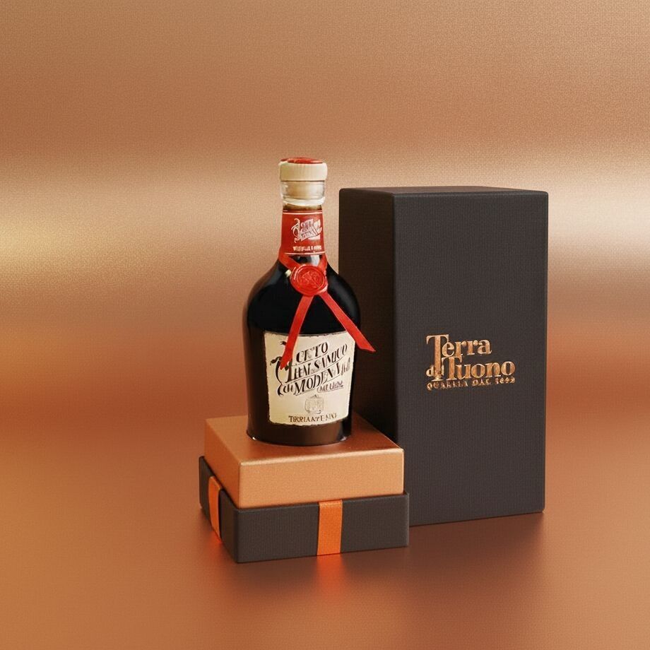 Coffret cadeau - Vinaigre balsamique de Modène IGP Platine