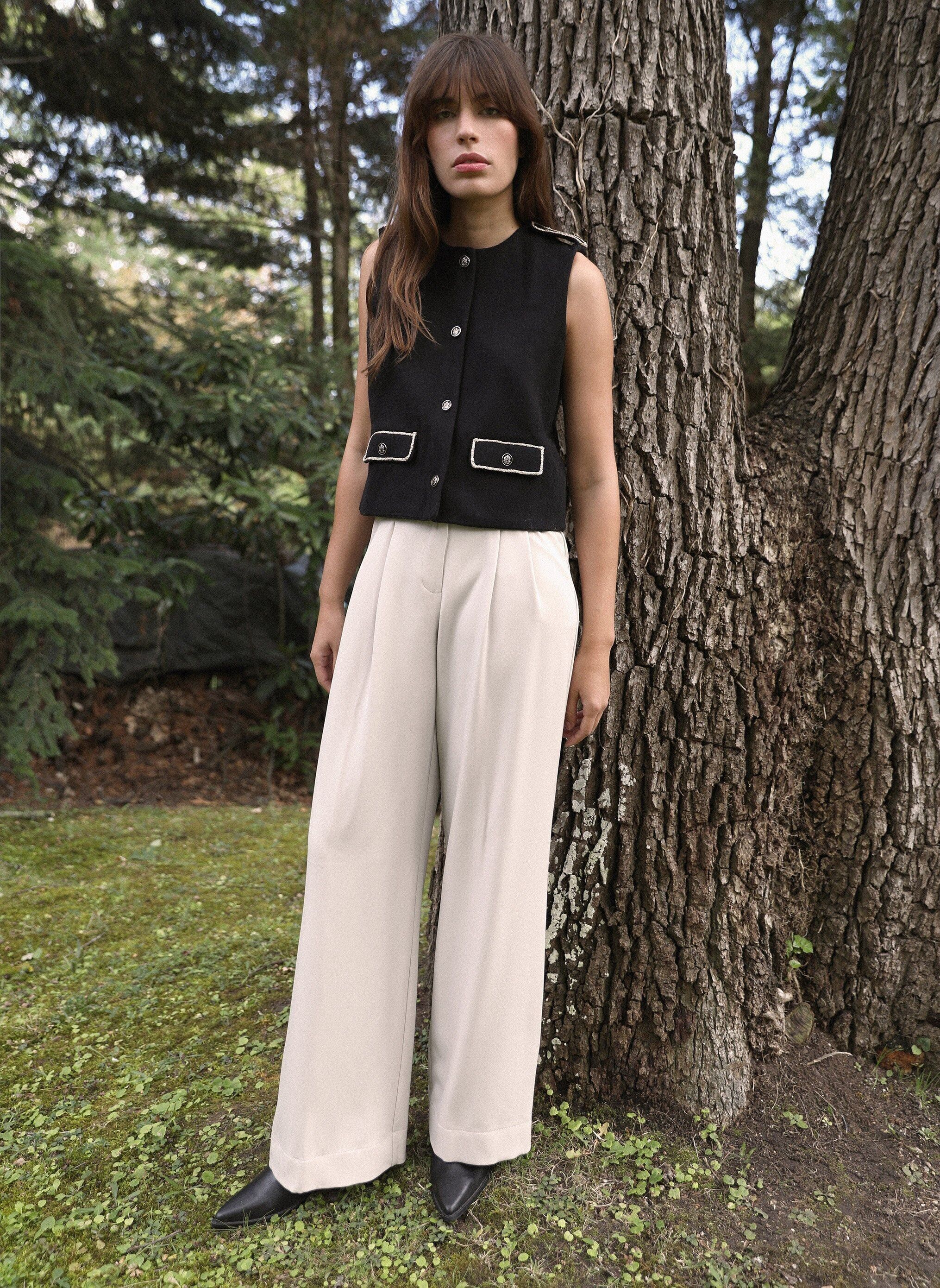 Pantaloni di lino PHELISE