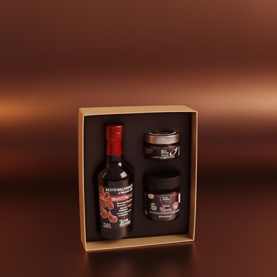 Confezione Regalo: Balsamico Invecchiato, Perle E  Sfera