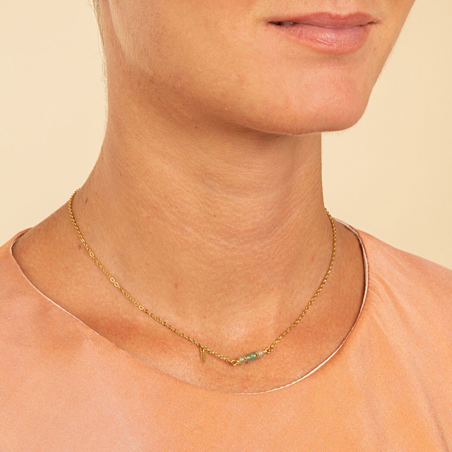 Collier réglable Mini RÊVE Vert