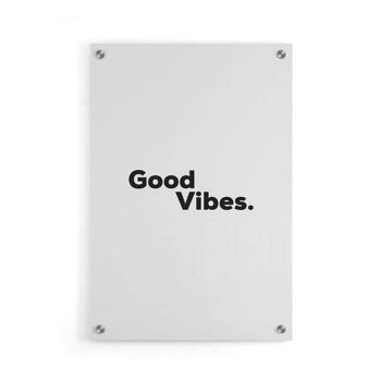 Good Vibes - Affiche encadrée - 20 x 30 cm 5