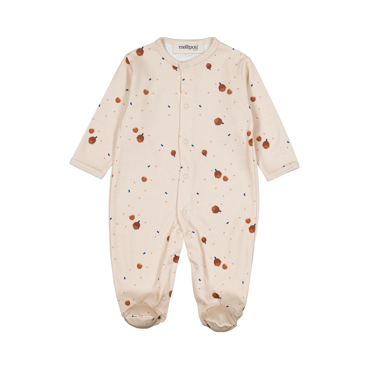 BABYPYJAMAS AUS 100 % BIO-BAUMWOLLE – HASELNUSS