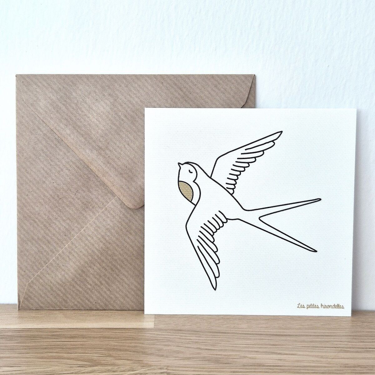 Biglietto di corrispondenza - La rondine