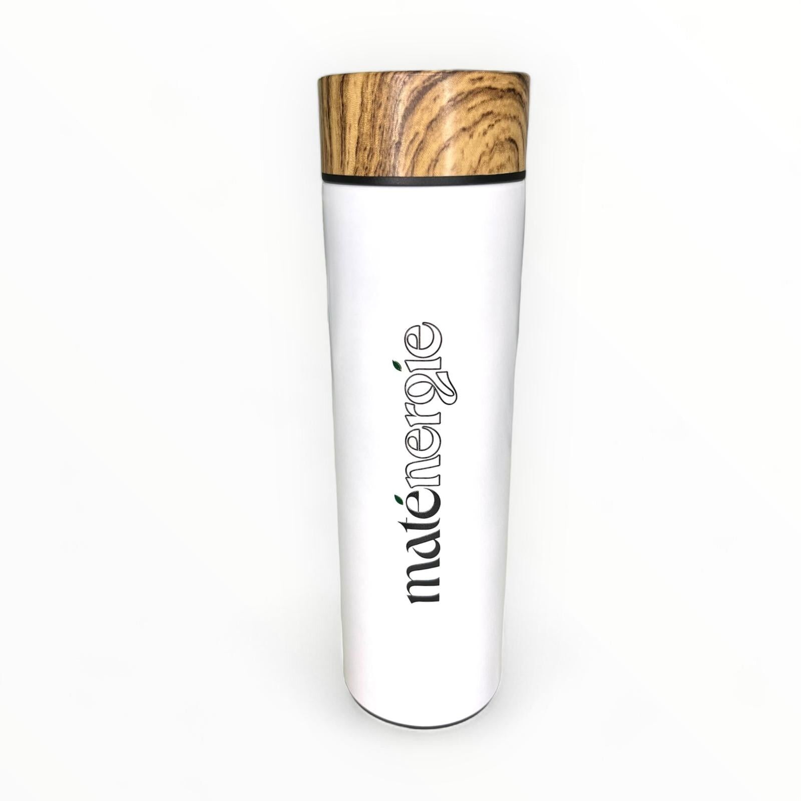 WHITE INFUSER THERMOS