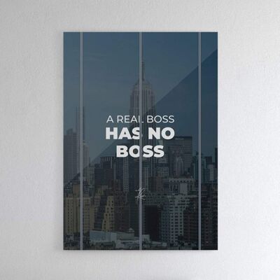 Real Boss - Poster con cornice - 20 x 30 cm