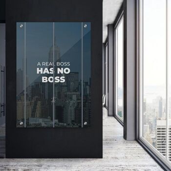 Real Boss - Affiche encadrée - 20 x 30 cm 2