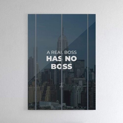 Real Boss - Poster ingelijst - 40 x 60 cm