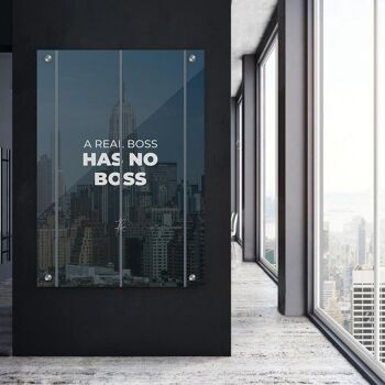 Real Boss - Affiche encadrée - 40 x 60 cm 2