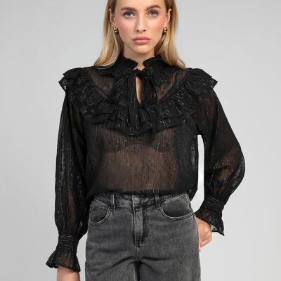 BLUSA negra SWINY