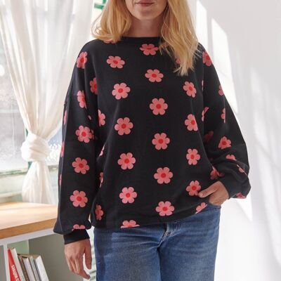 Sudadera 100% algodón orgánico - Monique Black
