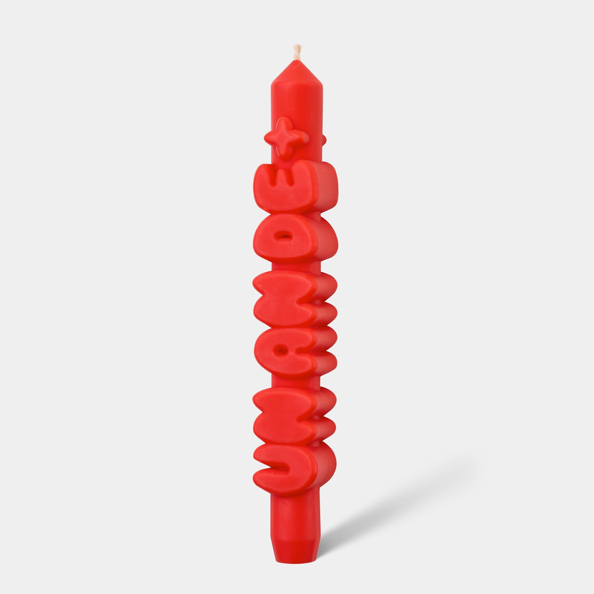 Taper candle UN AN DE+ | Handmade | Artisanal candle