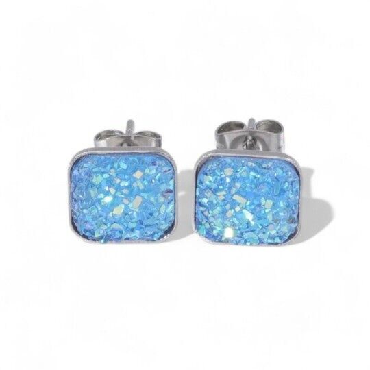 Boucles d'oreilles - 10391621 Bleu