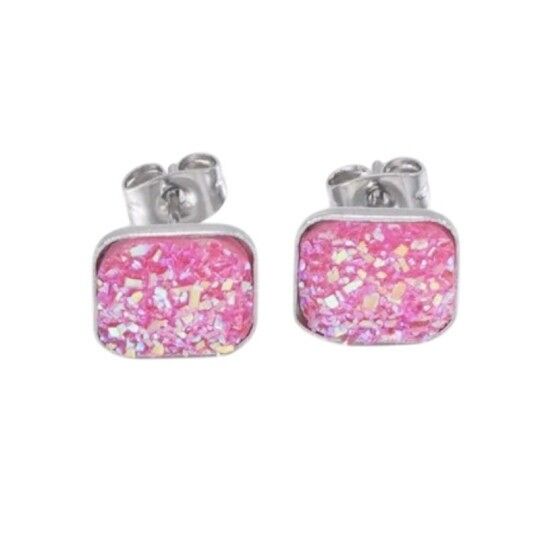 Pendientes - 10391621 Rosa