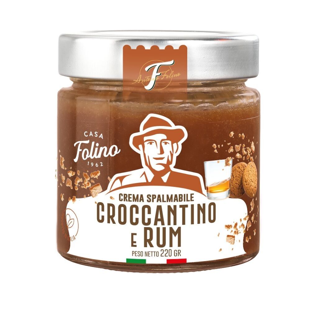 Crema Spalmabile Al Croccantino E Rum 220gr