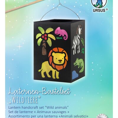 Ensemble de lanternes artisanales « Animaux sauvages »