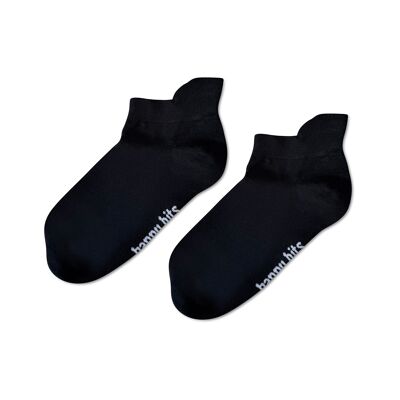 Chaussettes d'entraînement en bambou - Noir profond - Lot de 5