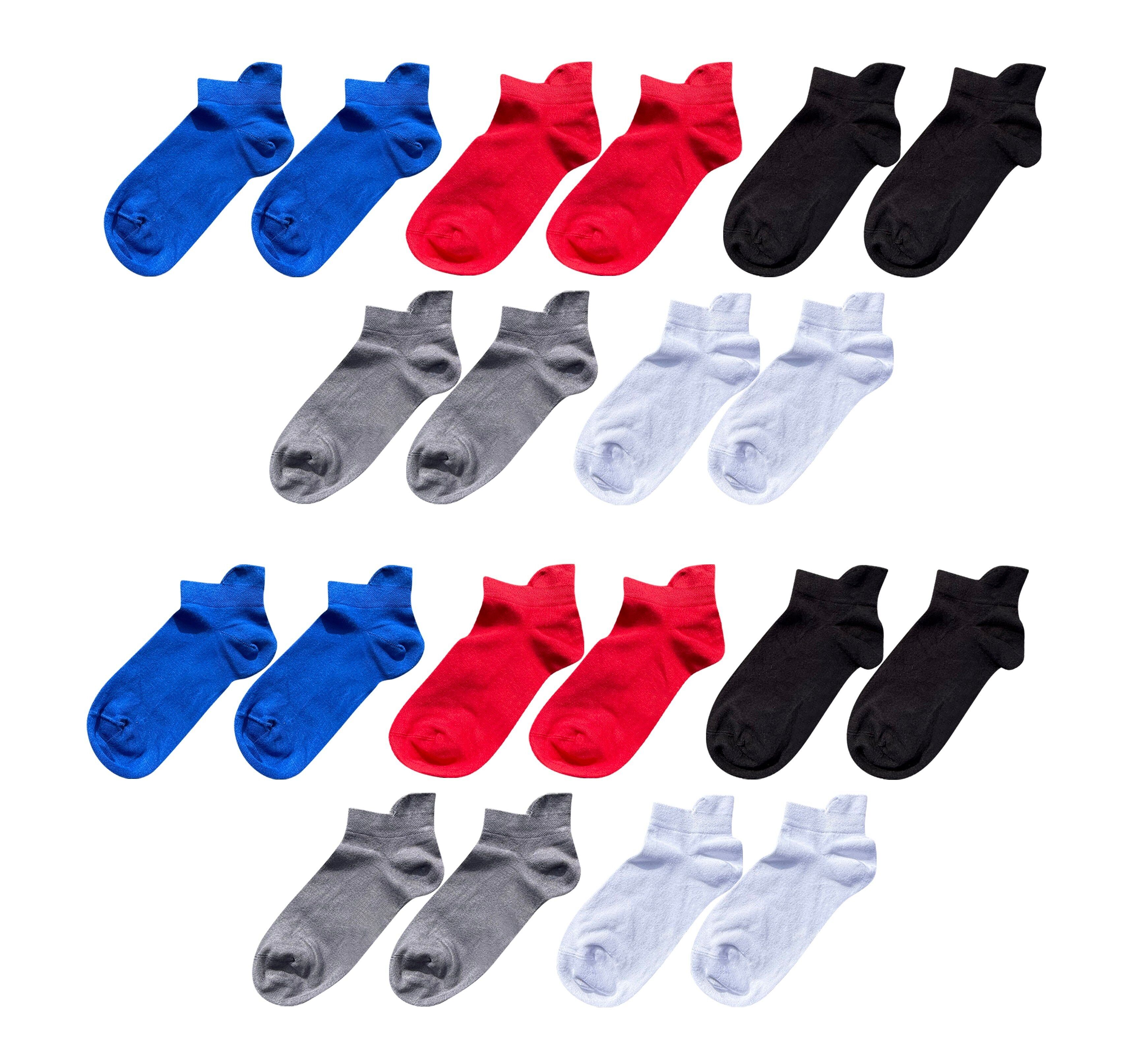 Bambus-Sneakersocken – 10er-Pack