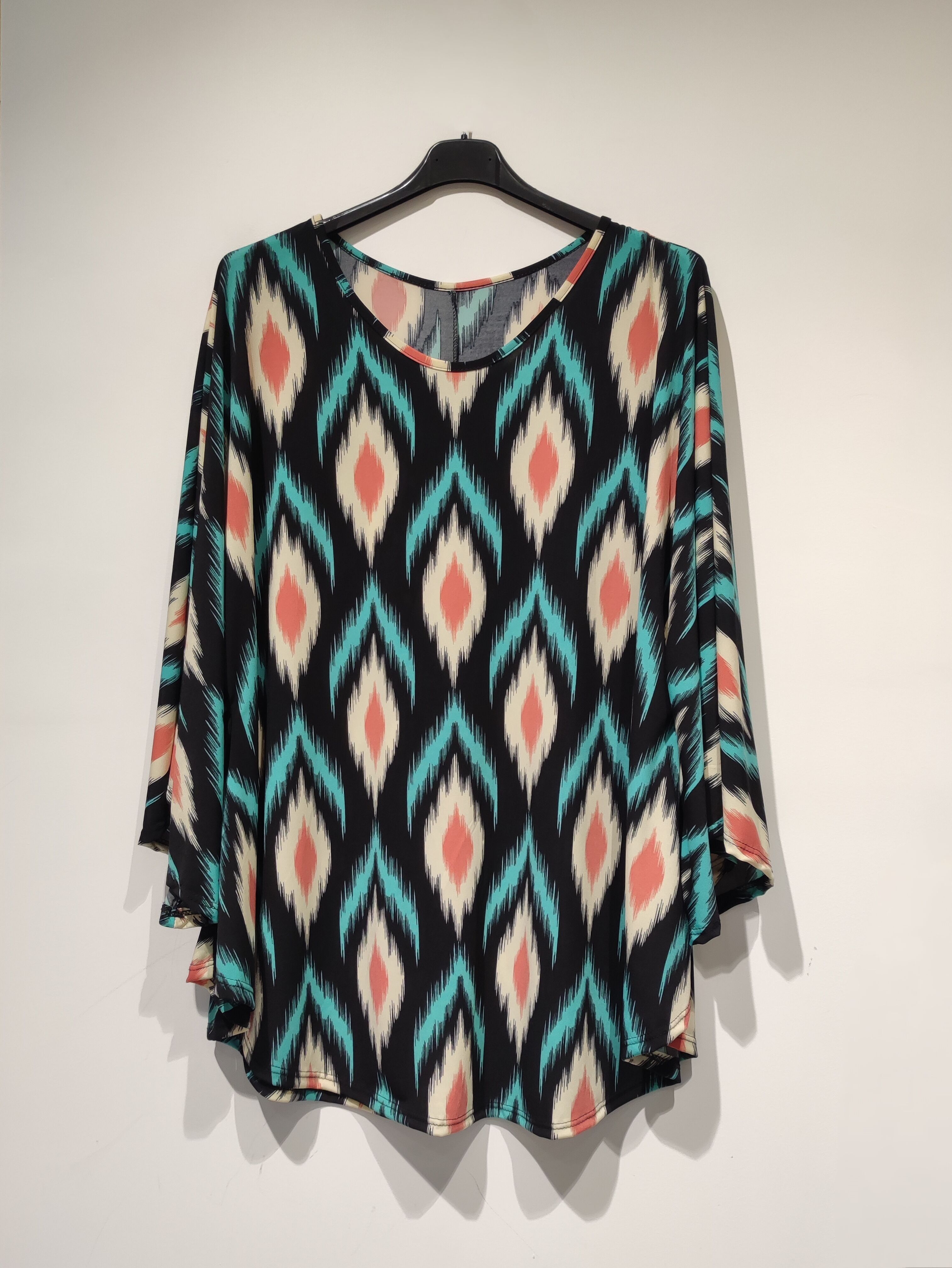 Frida GT Aztec Tunika - U-Boot-Ausschnitt AH26