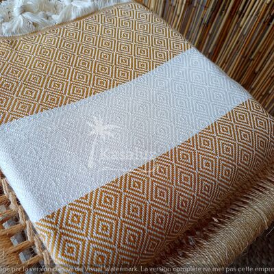 Housse de couette Alhambra Curry Sofa 100% coton Oeko-Tex