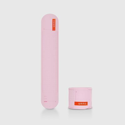 Mémo Note Rose (Pink) réutilisable Band type pour poignet / Wemo : son revêtement de surface est spécial pour la réécriture au stylo à bille : 3R, Réécriture, Réutilisable, Résistant.